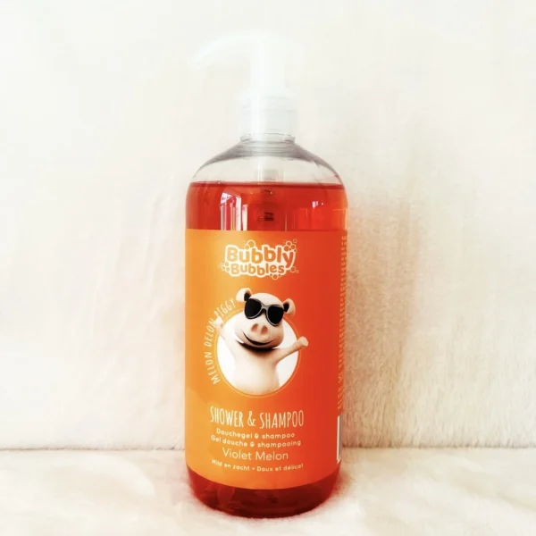Bubbly Bubbles Shower en shampoo oranje (groot)