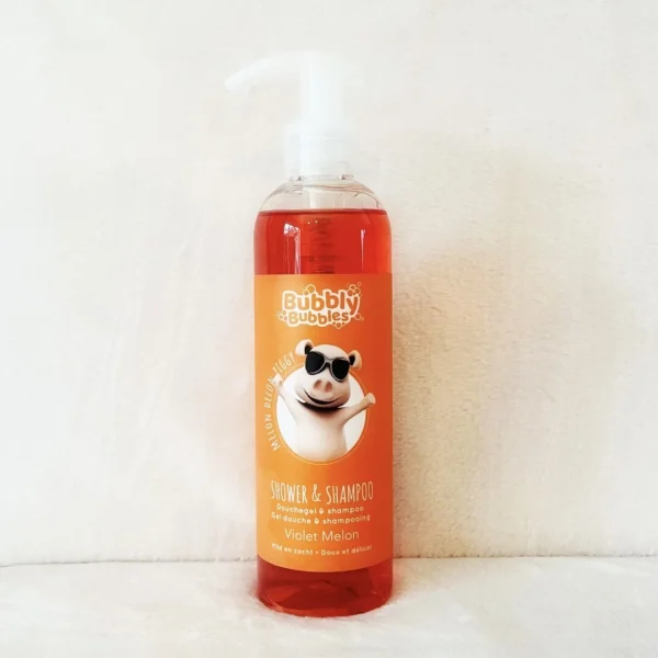 Bubbly Bubbles Shower en shampoo oranje (klein)