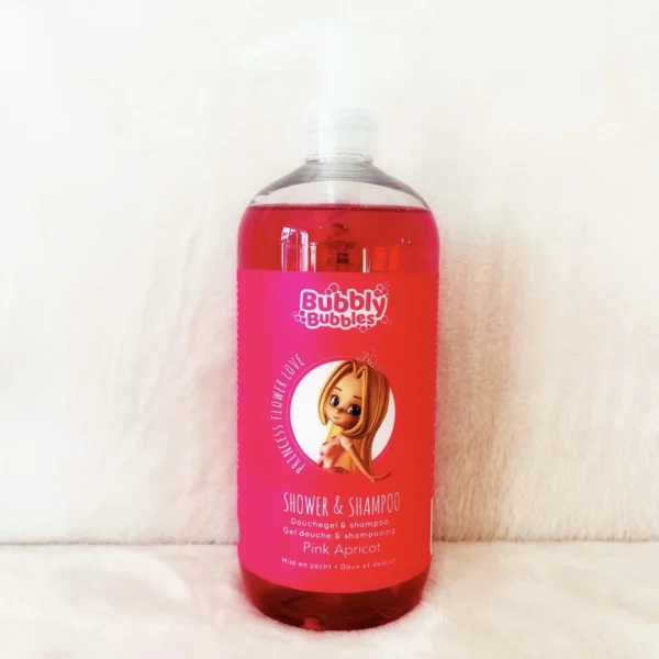 Bubbly Bubbles Shower en shampoo roze (groot)