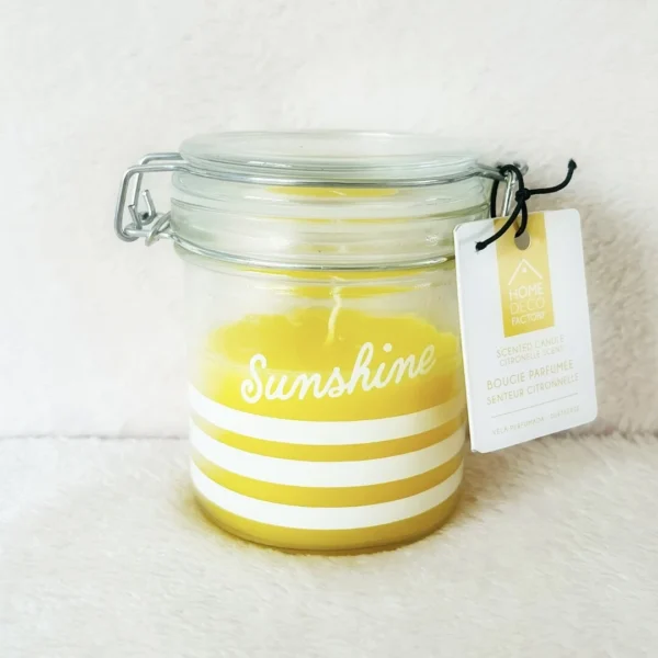 Geurkaars citronella sunshine